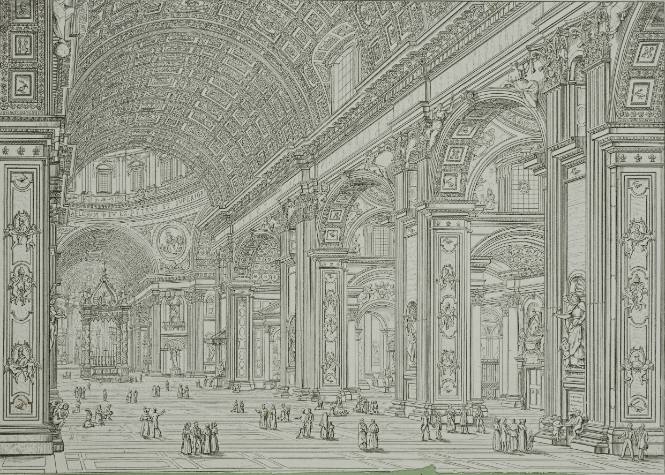 Interior of St. Peter's, Vatican City