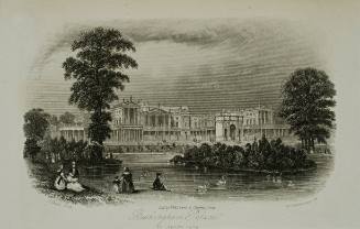 Buckingham Palace, St. James Park sod by W. H. Clarke to Charing Dross