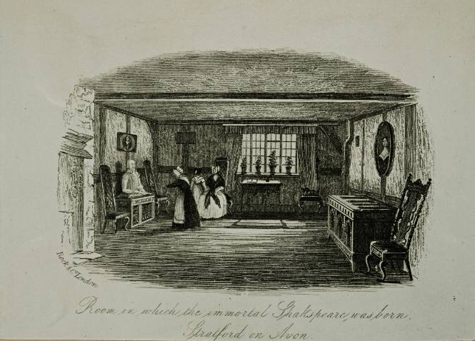 Room in which the immortal Shakespeare was born