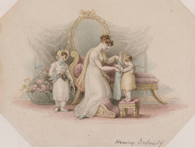 Woman with two Girls