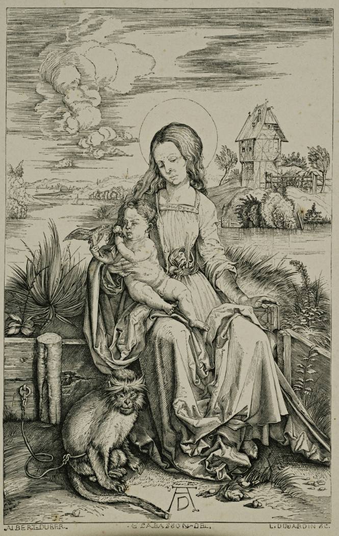 Albrecht Dürer's The Virgin with the Monkey