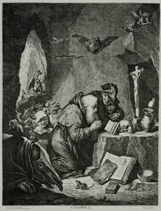 David Teniers Le Fils'-Temptation of St. Anthony, printed by  John Cassell