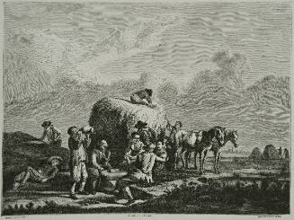 Adrien van de Velde's Haymaking, printed by John Cassell