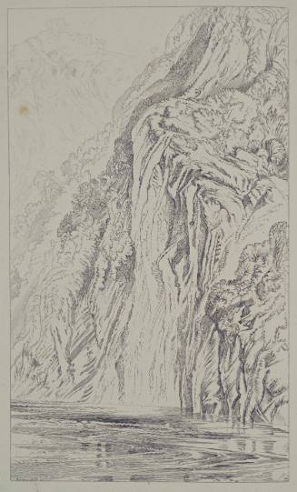 Cliff by a Lake