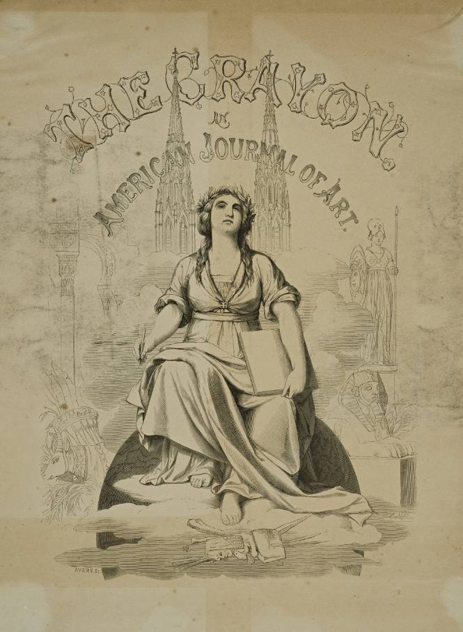Title page - The Crayon, An American Journal of Art