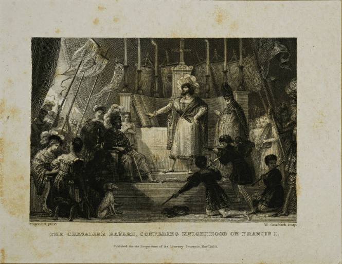 The Chevalier Bayard, Confering Knighthood on Francis I