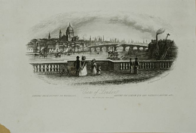 View of London from Waterloo Bridge