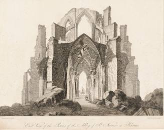 East View of the Ruins of the Abby of St. Nicaise at Rheims