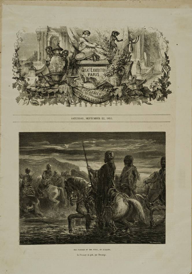 The Illustrated London News (September 22, 1855, Great Exhibition, Paris, Supplement, front page)