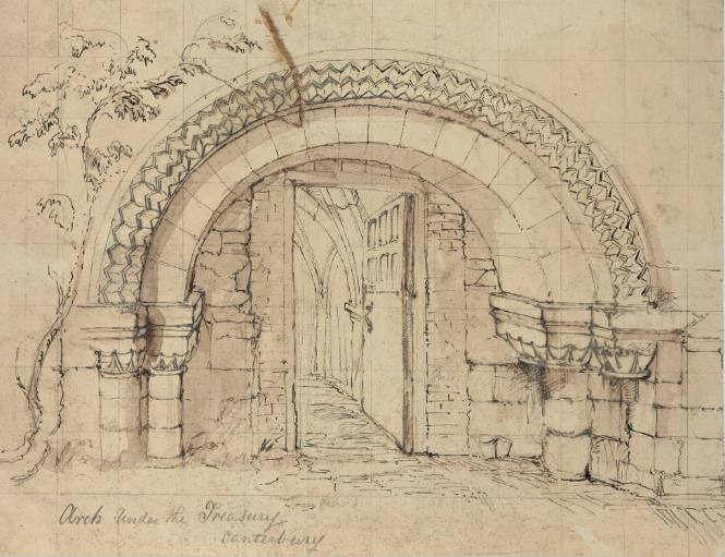 Arch under the Treasury, Canterbury