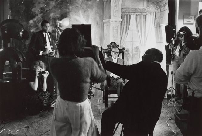 James Van Der Zee Photographing Eubie Blake