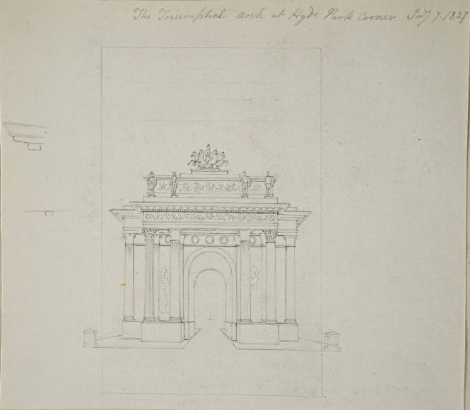The Triumphal Arch at Hyde Park Corner