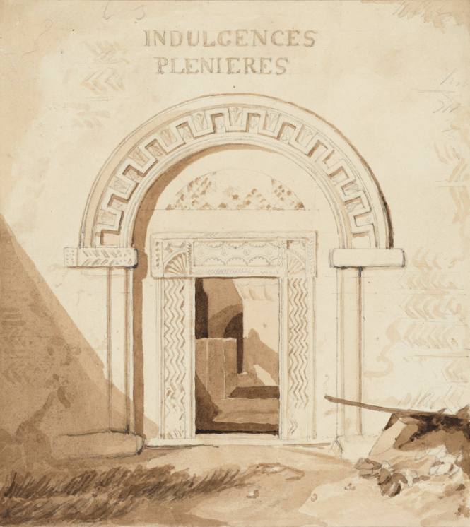 Western doorway of Church Semilly St. Pierren