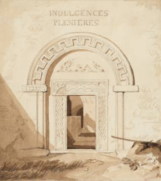 Western doorway of Church Semilly St. Pierren