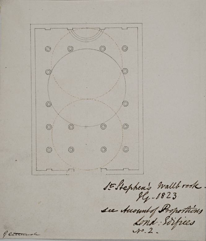 Plan of St. Stephen's Wallbrook