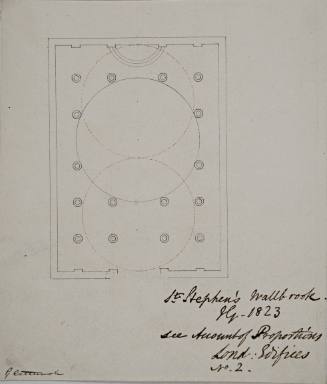 Plan of St. Stephen's Wallbrook