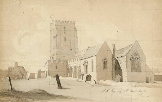 Southeast View of St. Nicholas Church, Thanet, Kent