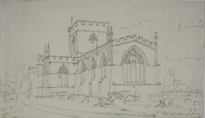 Edington Church from South East