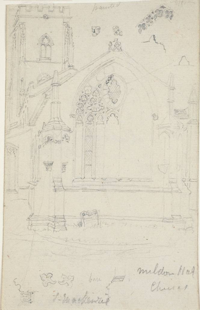 S. E. View of Mildon Hall Church