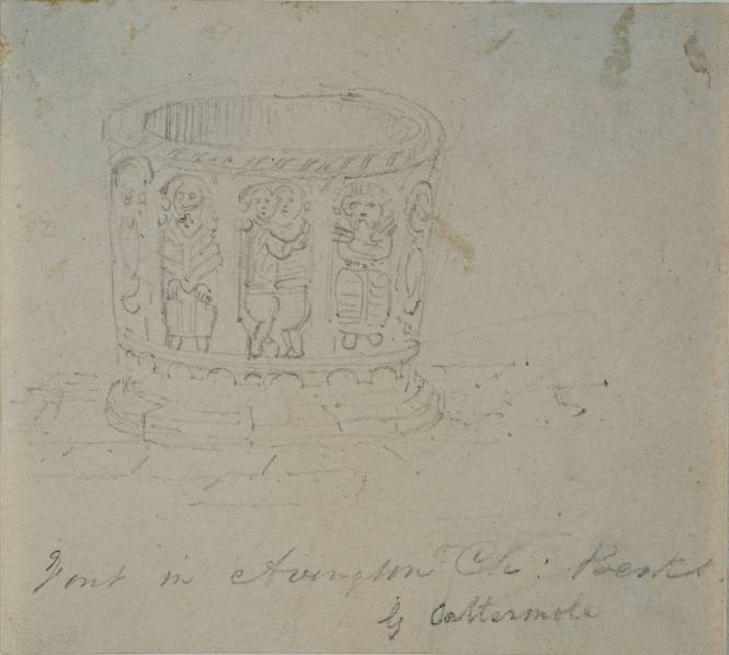 Font in Avington Church