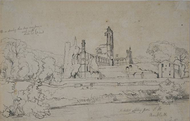 Kirkstall Abbey from S. W.