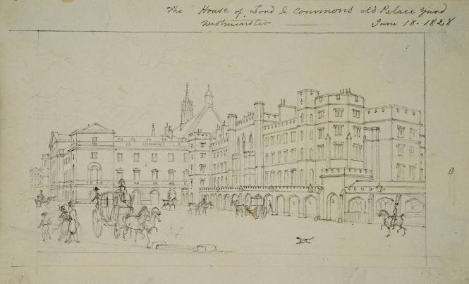 House of Lord and Commons, old Palace Yard, Westminster