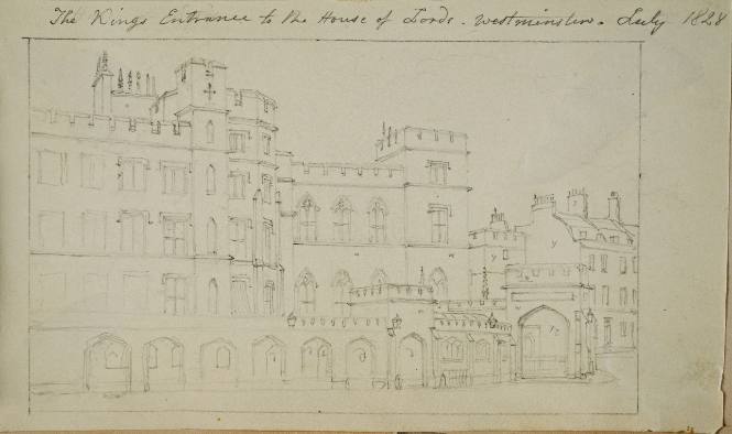 King's Entrance to House of Lord's, Westminster