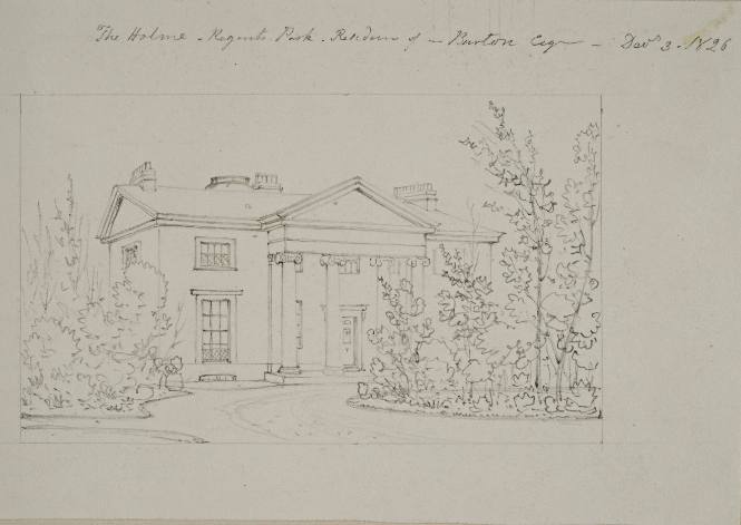 The Holme, Regent's Park, Residence of Burton, Esq.