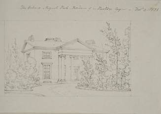 The Holme, Regent's Park, Residence of Burton, Esq.
