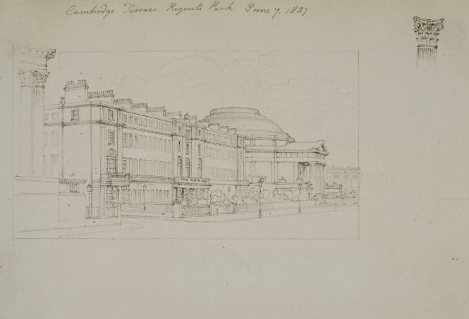 Cambridge Terrace, Regent's Park on June 7, 1827