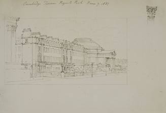 Cambridge Terrace, Regent's Park on June 7, 1827