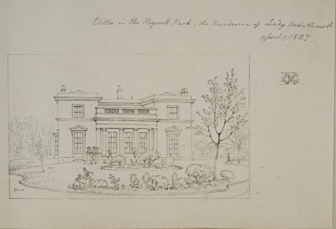 Villa in Regent's Park, The Residnece of Lady Arbuthnot
