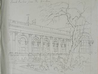 Bank Parlor from the Garden