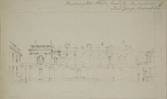 Burlington House, Picadilly, the Residence of Lord George Cavendish
