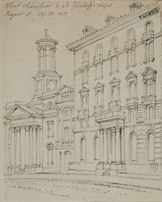 Club Chambers and St. Philip's Chapel, Regent's Park