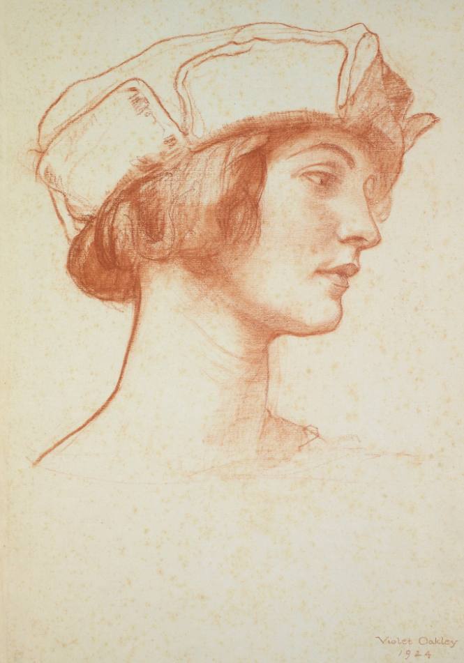 Elizabeth Ferry Coonley as a Page: Study for The Donors