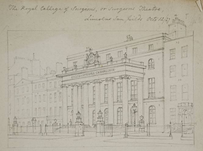 The Royal College of Surgeons, or Surgeons Theatre, Lincoln Inn Fields