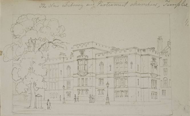 The New Library and Parliament Chambers, Temple