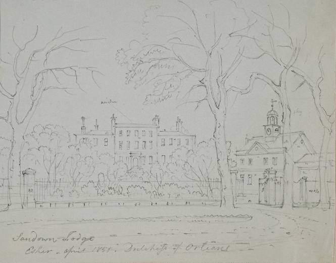 Landown Lodge, Esher, Duchess of Orleans