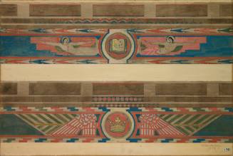 Two Designs for Main Beams of Ceiling, Vassar College Alumnae House