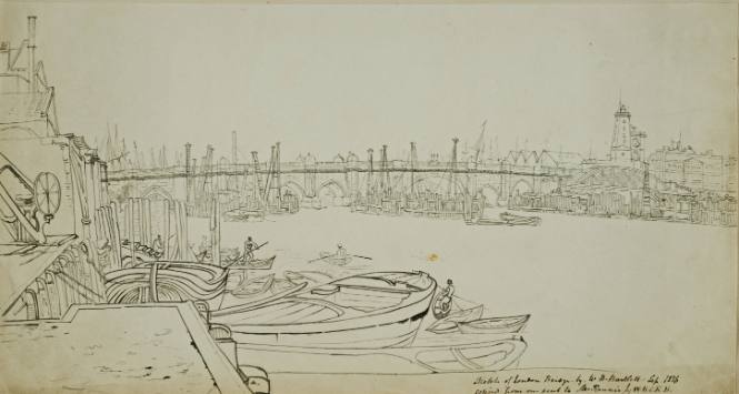 Sketch of London Bridge
