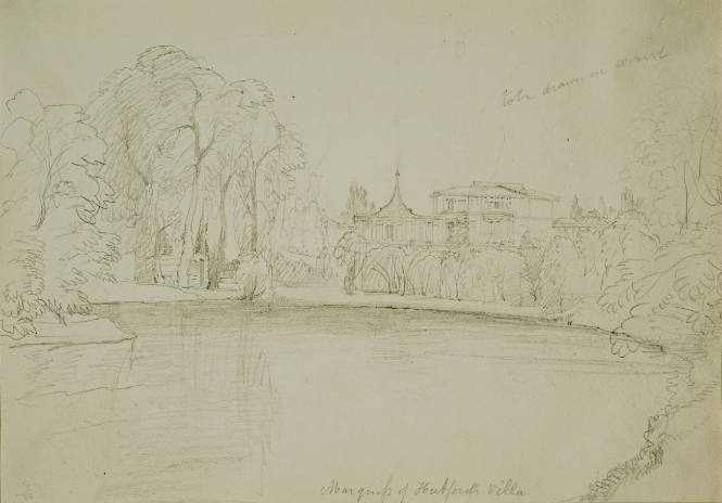 View of _____Hertford's Villa