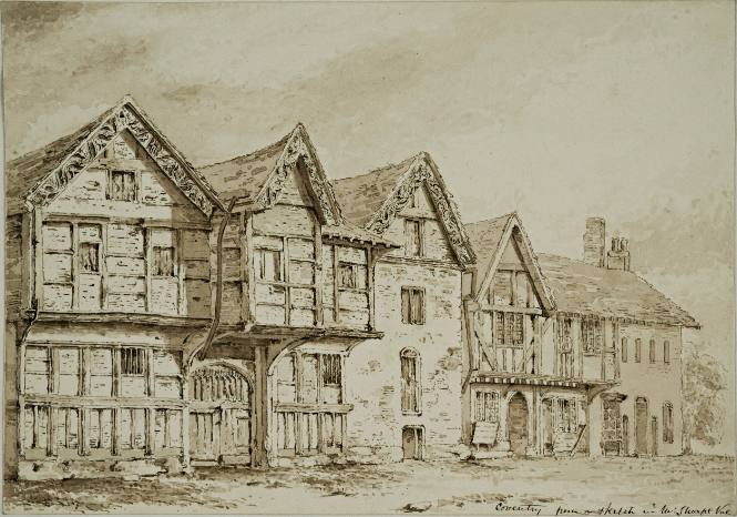 House - Coventry from a sketch in _______(illegible)