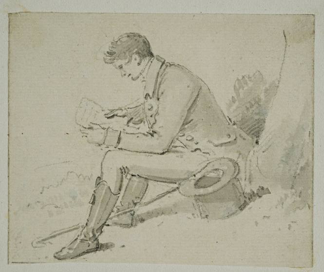 Soldier Reading a Letter
