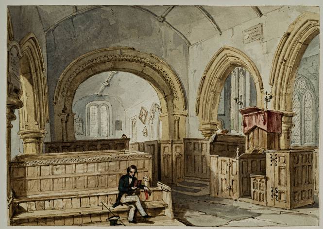 Interior of Kingston Church, Wiltshire