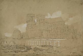 Sketch of Nôtre Dame, Paris