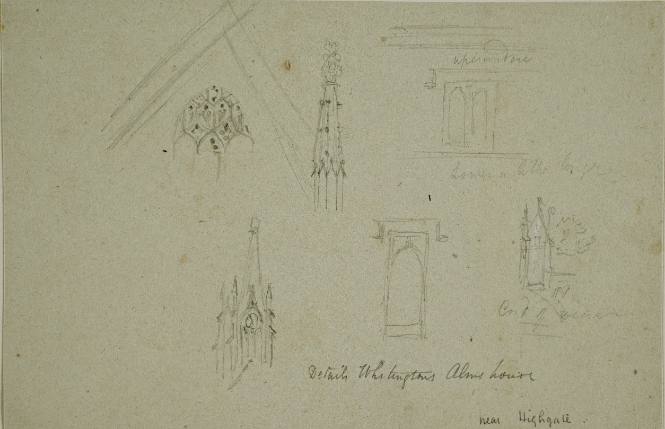 Details of Whitington's Almhouse near Highgate