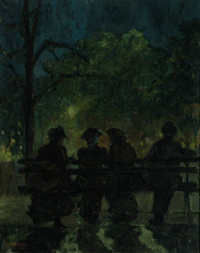 Park Scene: Night
