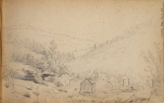 Sketchbook: Marbletown, Catskills, Lake George