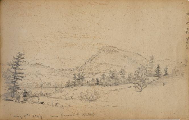 Sketchbook: Marbletown, Catskills, Lake George